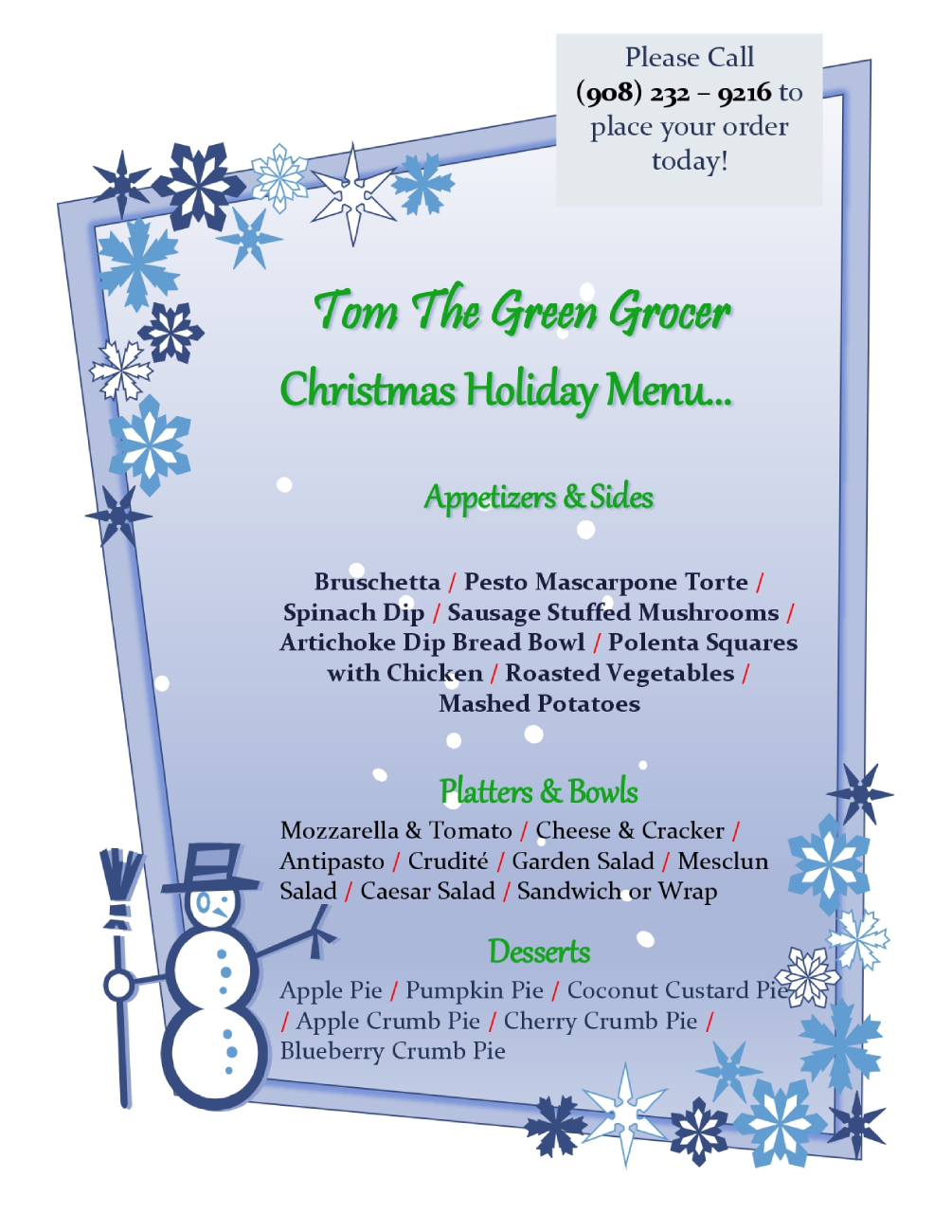 TOM THE GREEN GROCER 